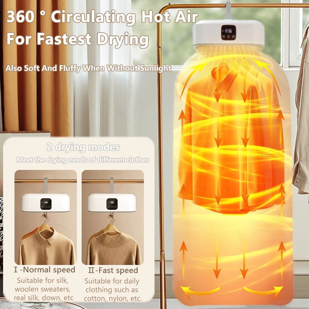 Portable Electric Clothes Dryer