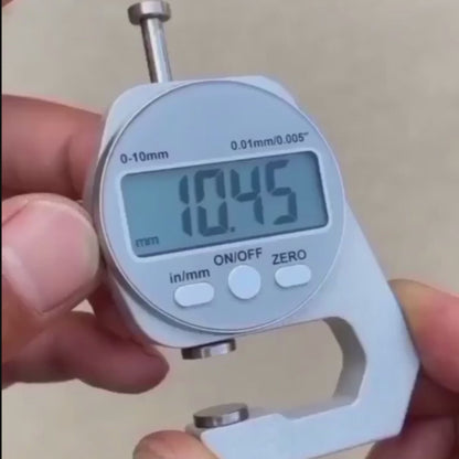 LCD 0-10mm Electronic Digital Thickness Gauge Micrometer Measure Tool