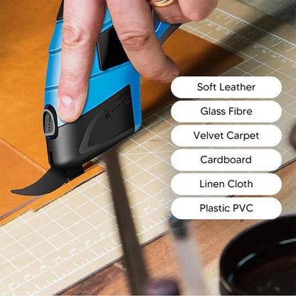 Electric Scissors for Fabric, Leather, Cardboard, Cloths Cutting Machine