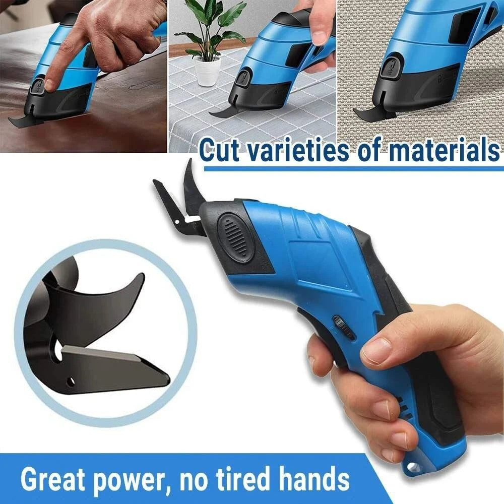 Electric Scissors for Fabric, Leather, Cardboard, Cloths Cutting Machine