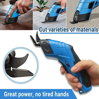 Electric Scissors for Fabric, Leather, Cardboard, Cloths Cutting Machine