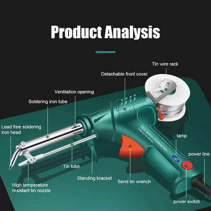 Automatically Soldering Gun 220v/110v 60W  with Soldering Wire