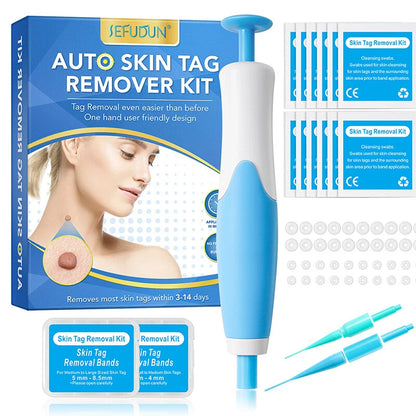 Natural Painless Auto Skin Tag Removal Kit | Mole Wart Remover Device