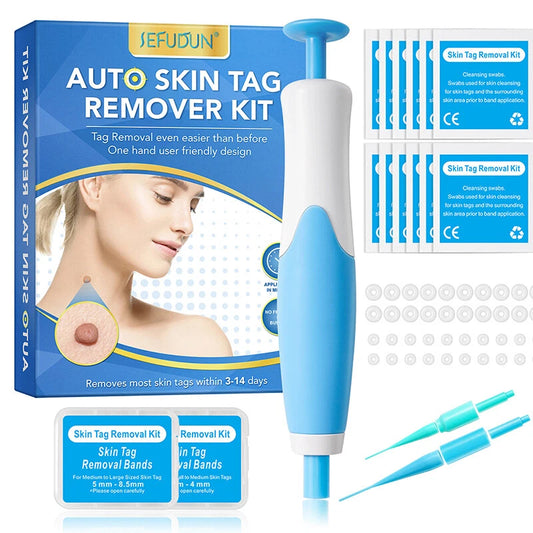 Natural Painless Auto Skin Tag Removal Kit | Mole Wart Remover Device