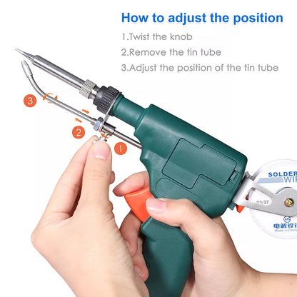 Automatically Soldering Gun 220v/110v 60W  with Soldering Wire